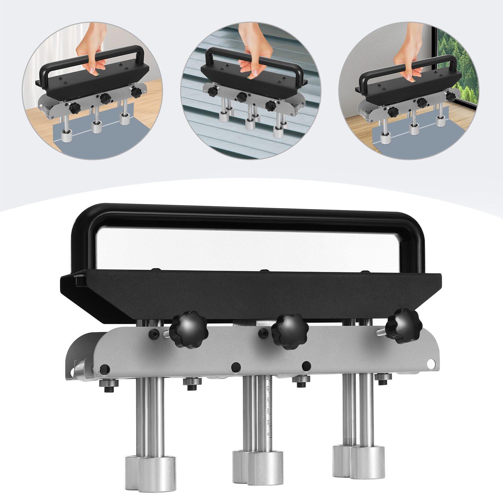 Metal Bending Tool 3-Station Edge Roller Bender Standing Seam Roofing Tools