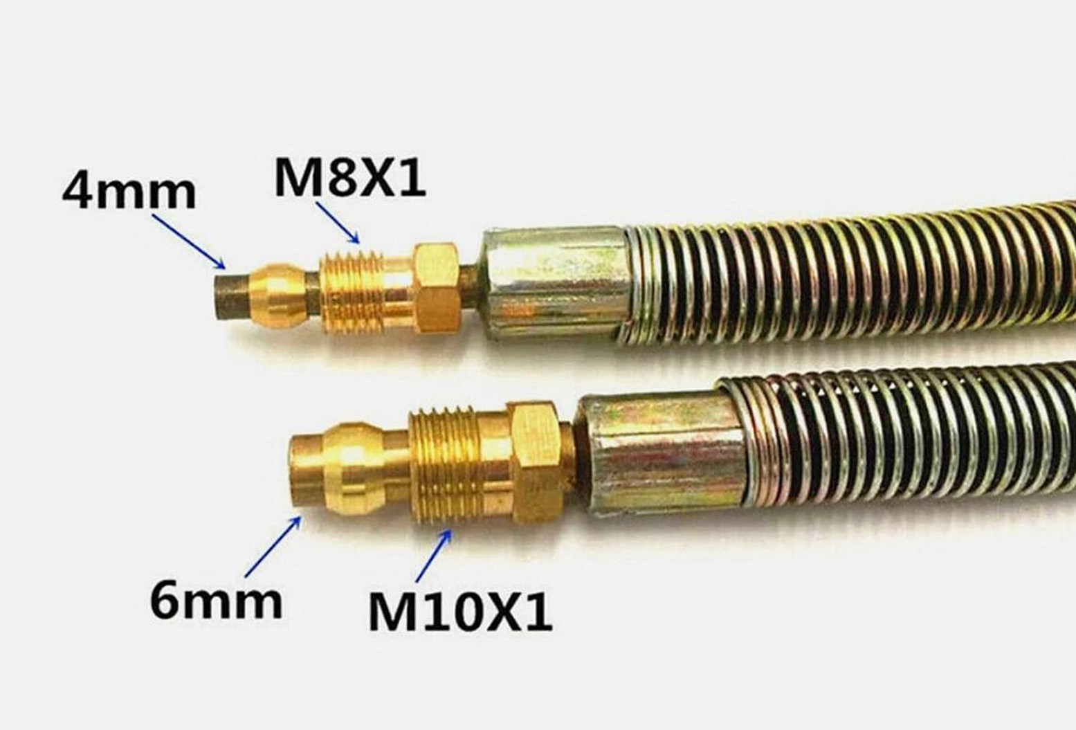 Metal Spring Cloth Sheath Hose Milling Machine Oil Tube Line 4mm For Bridgeport