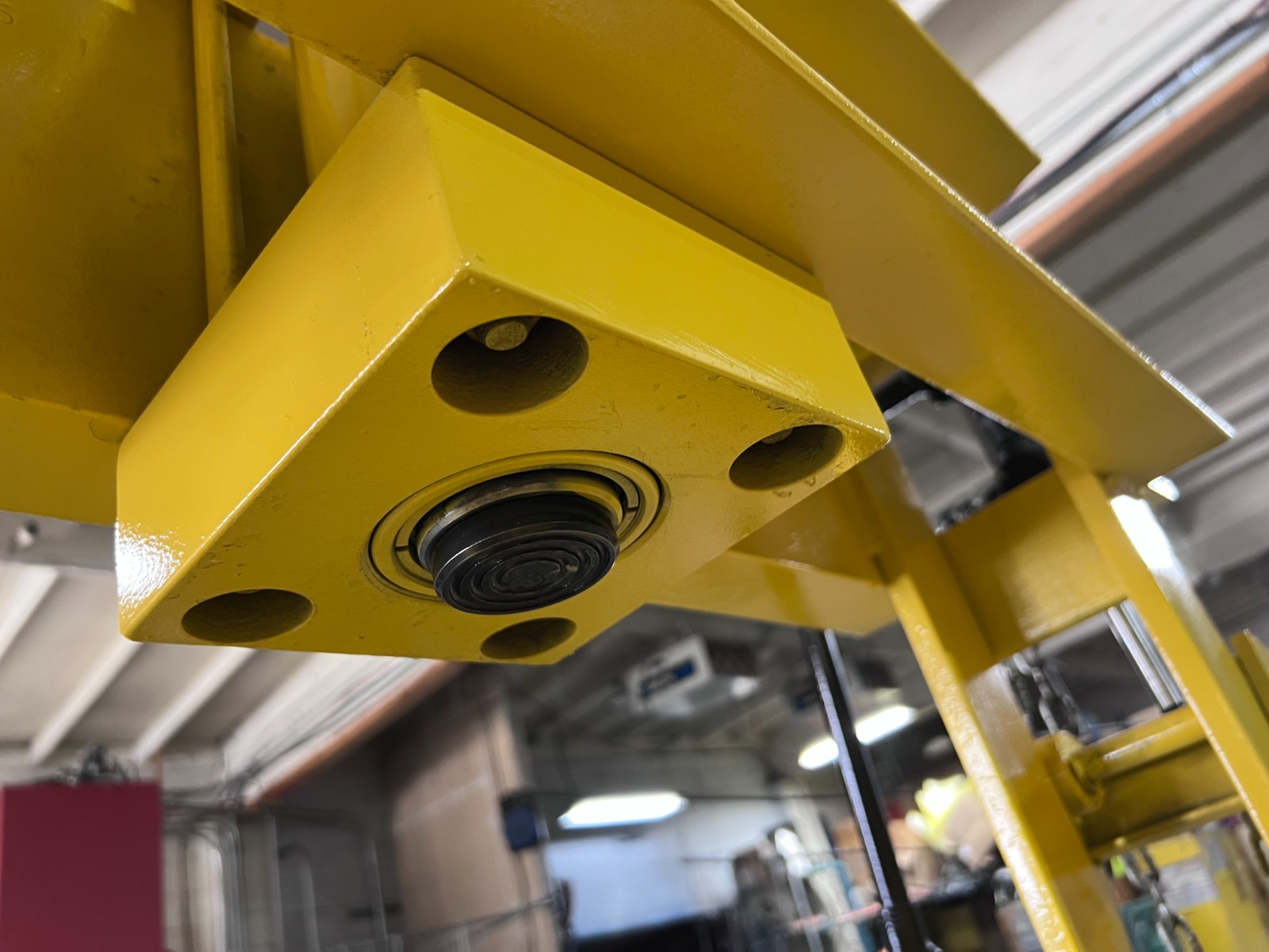 ENERPAC 25 TON 13″ STROKE H-FRAME MANUAL HYDRAULIC PRESS W/ TABLE LIFT CYLINDER