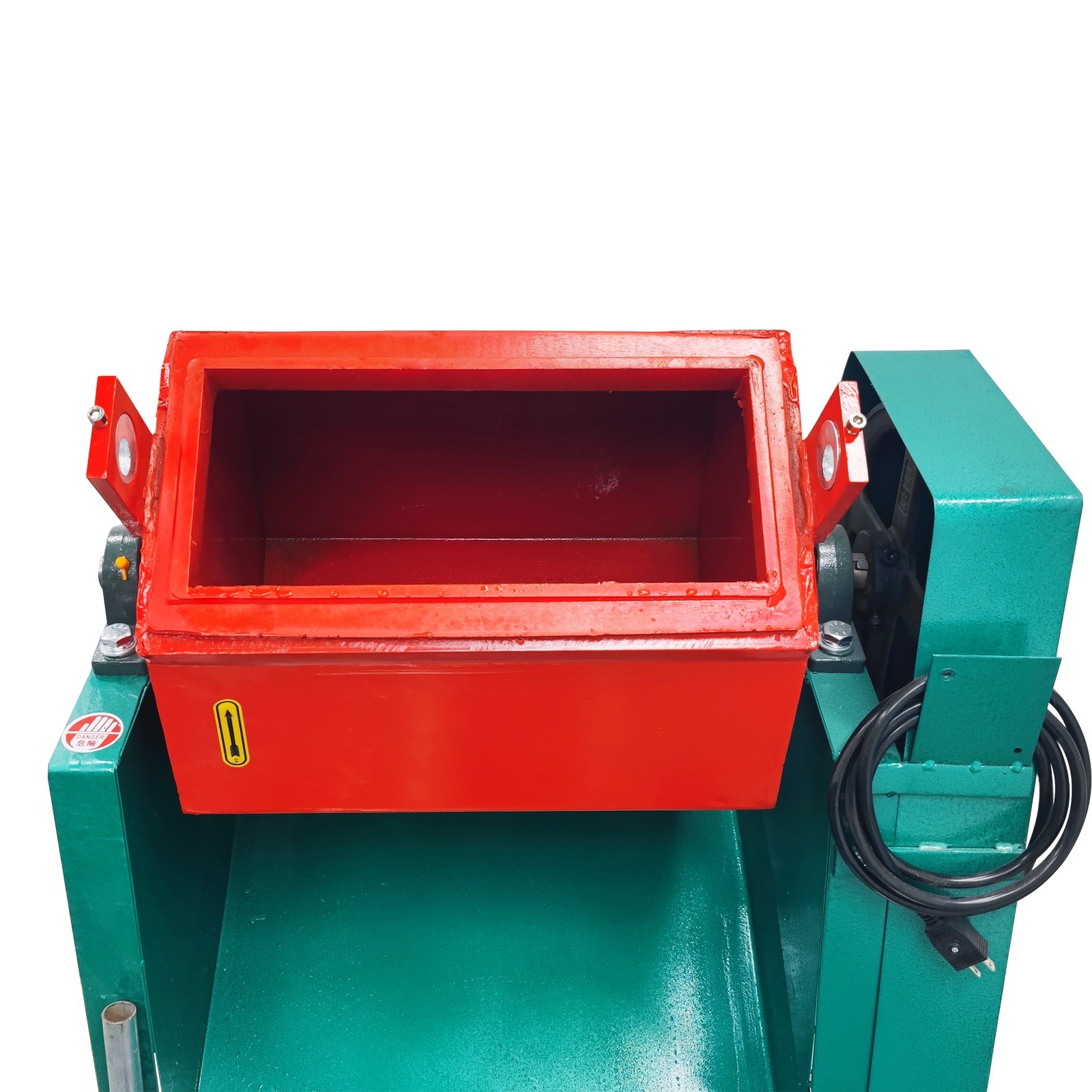 Heavy-duty 60L Rotary Tumbler Polisher for Metal Parts Finishing&Deburring 110V