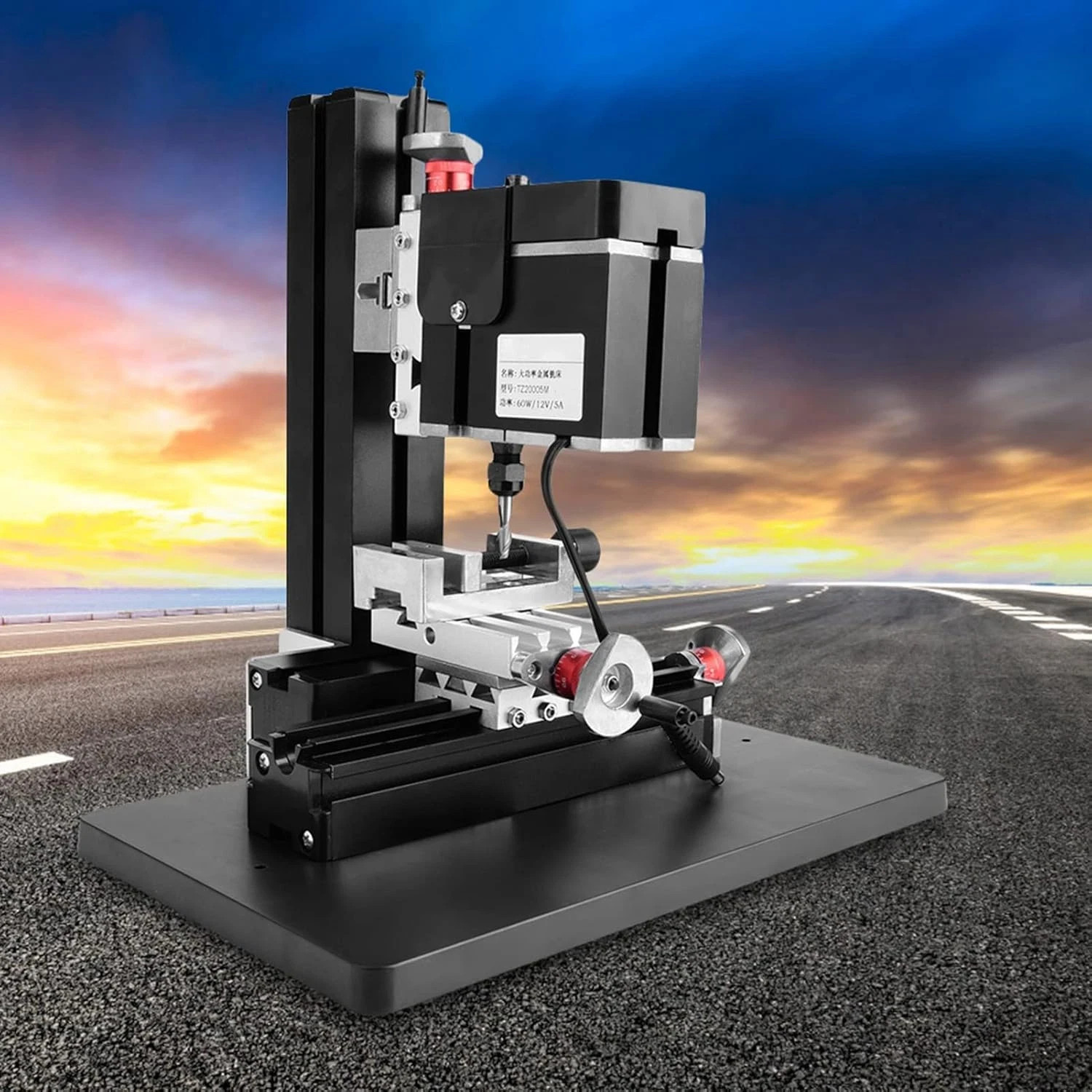 60W Mini Milling Machine – 12000RPM Multifunctional DIY Lathe for Metal & Wood