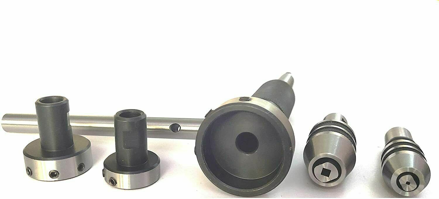 MT3 Lathe Tailstock Tap And Die Holder set Sliding Floating Type Wooden box