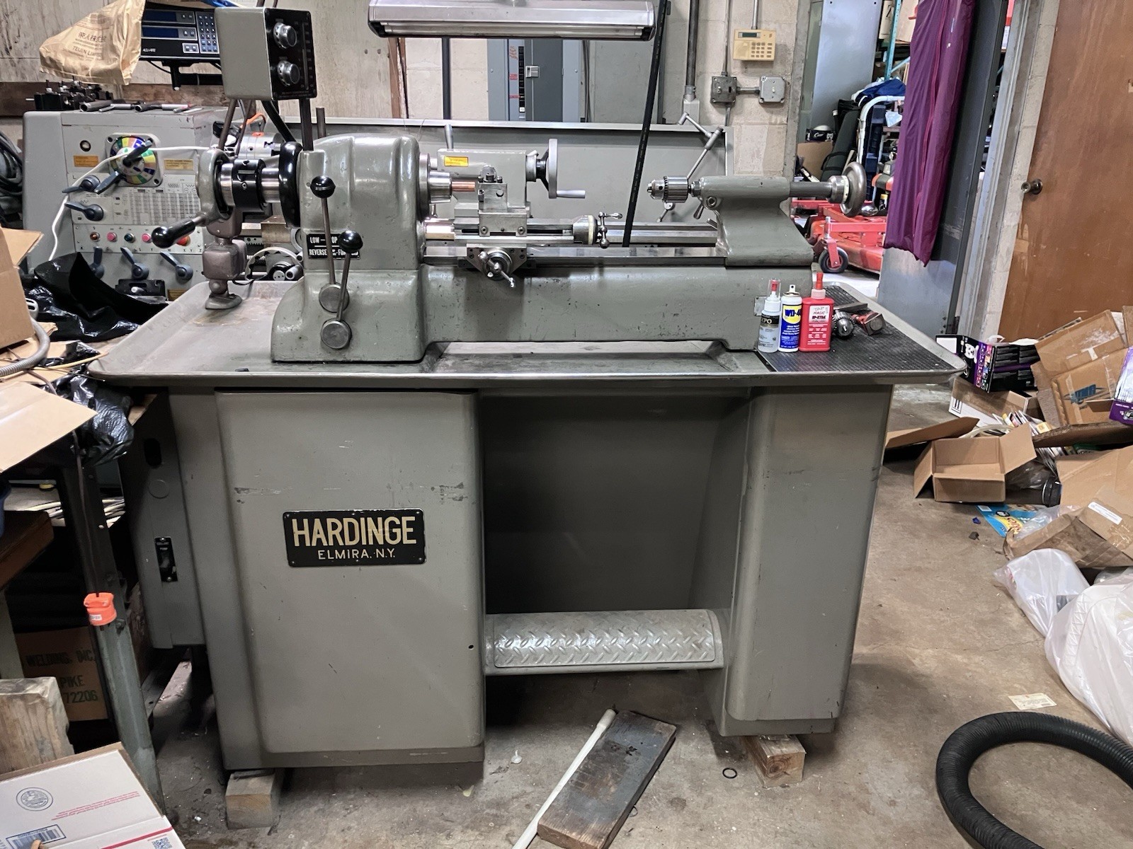 Used Hardinge DV59 Lathe With Two Compounds, One Used One New