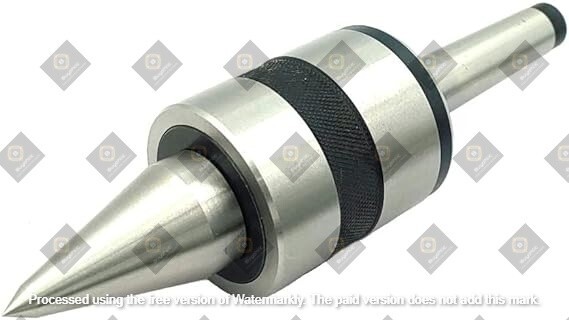 Double Bearing Lathe Pipe Cum Revolving Center for Metalworking-Under 5 Microns