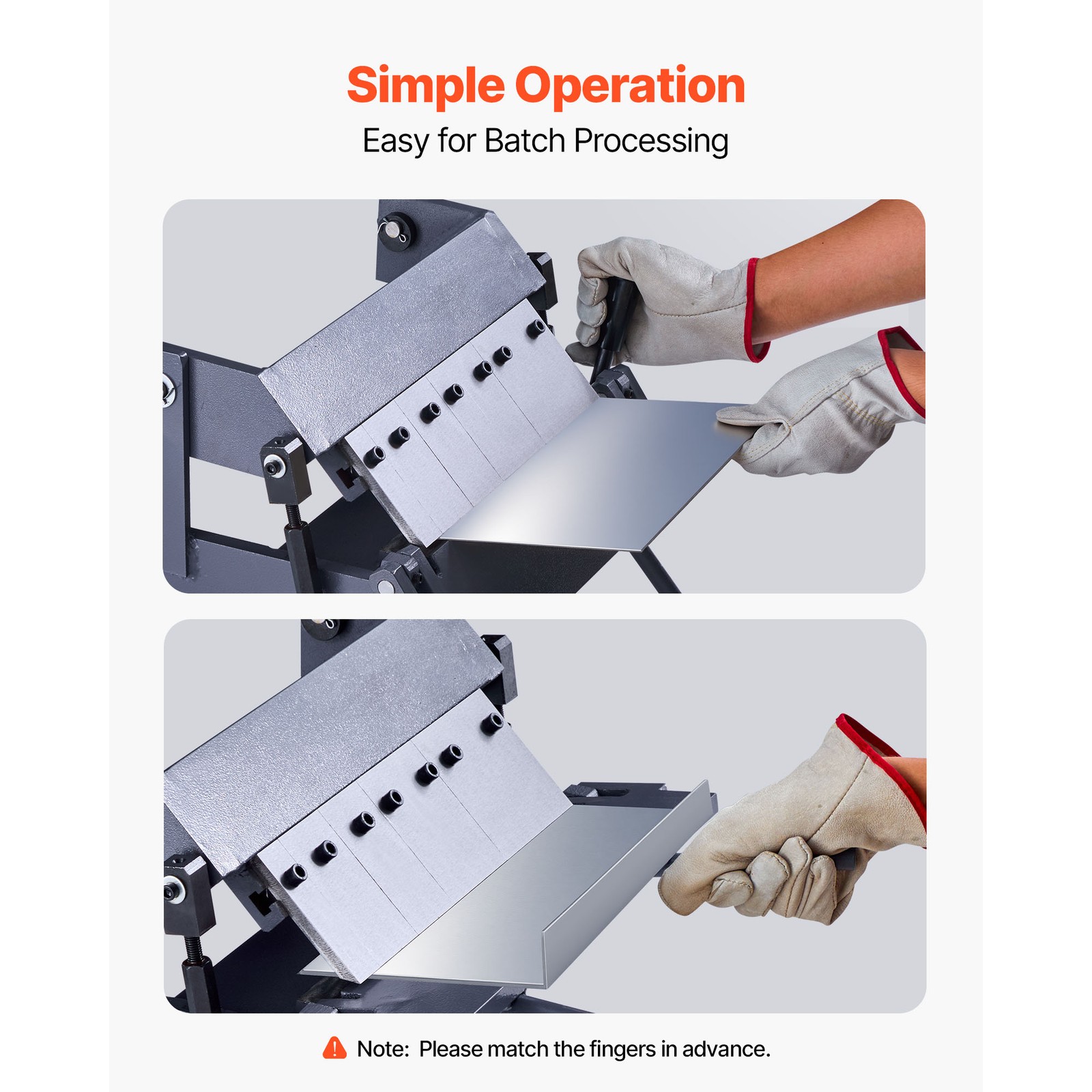 12 in Box and Pan Brake 0-135° 20 Ga Sheet Metal Bending Brake Bender 5 Fingers
