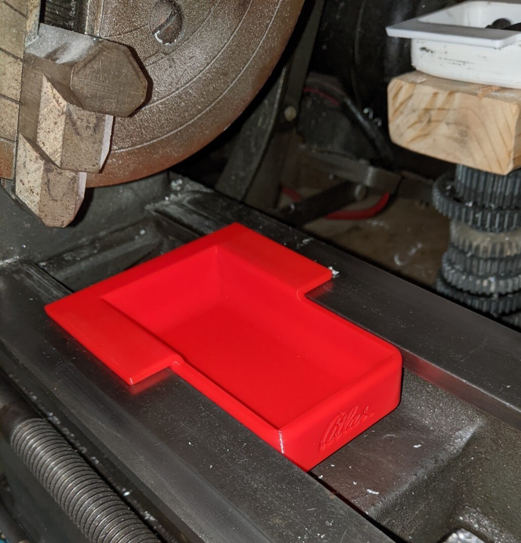 NEW Atlas / Craftsman metal Lathe Chip Tray Pan (RED) 10″ & 12″