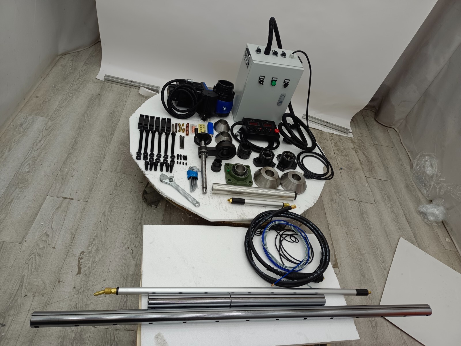Portable Line Boring & Welding Machine 55-300mm Cylinder Boring Drilling Welder