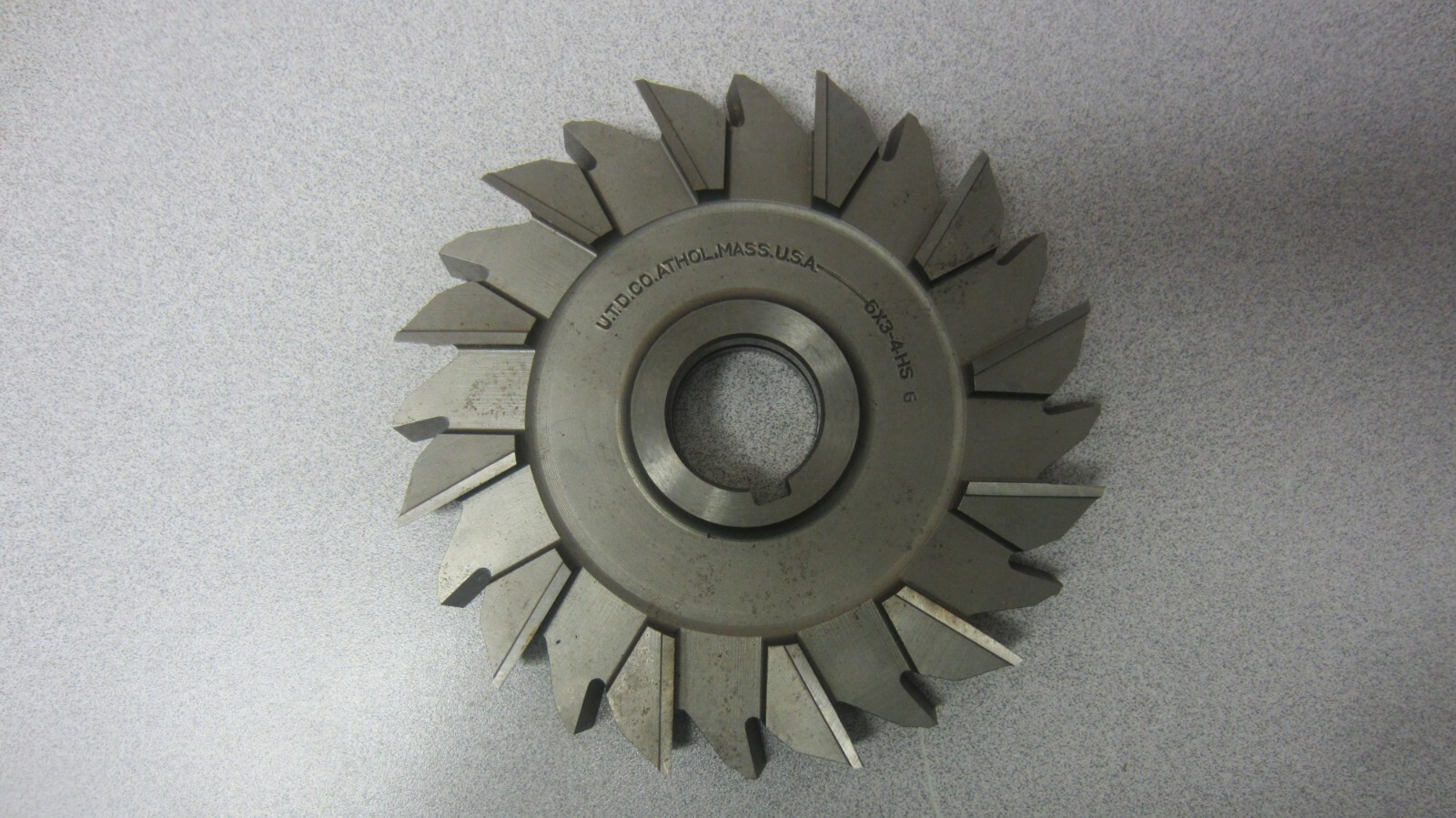UNION TWIST DRILL 6 X 3/4 HS STAGGERED 24 TEETH METAL SLITTING SAW