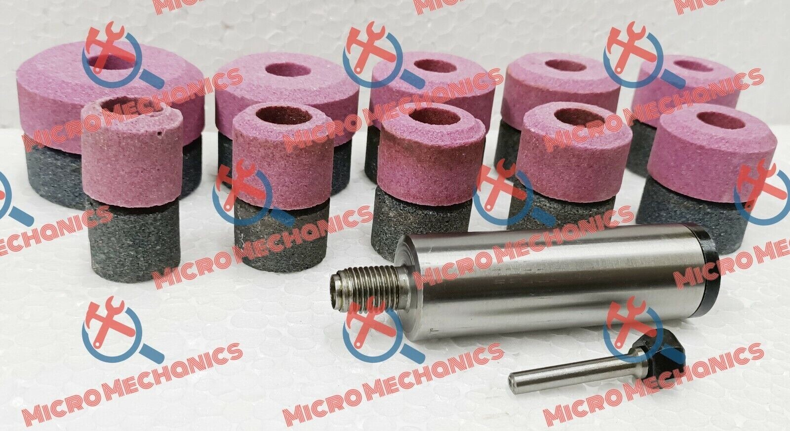 20x Valve Seat Grinding Stones 2x Stone Holders 2x Hex Drive – B&D Thread 9/16″