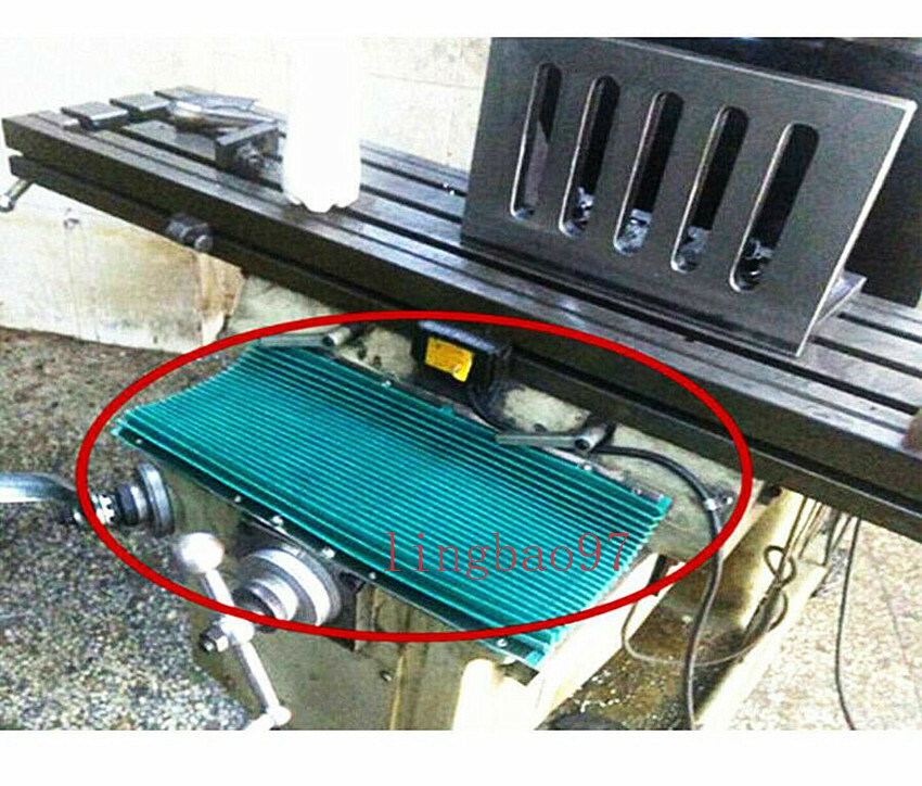 400*600mm Milling Machine Part Accordion Type Retractable Way Black Rubber Cover