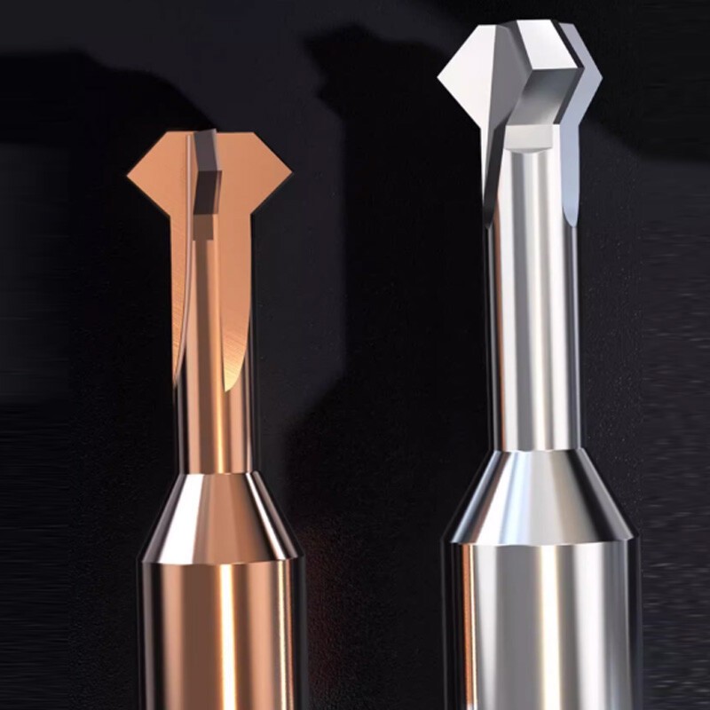 Carbide Chamfer Cutter Deburrer Double Angle End Mill Ø3-12mm 3/4 Flute Milling