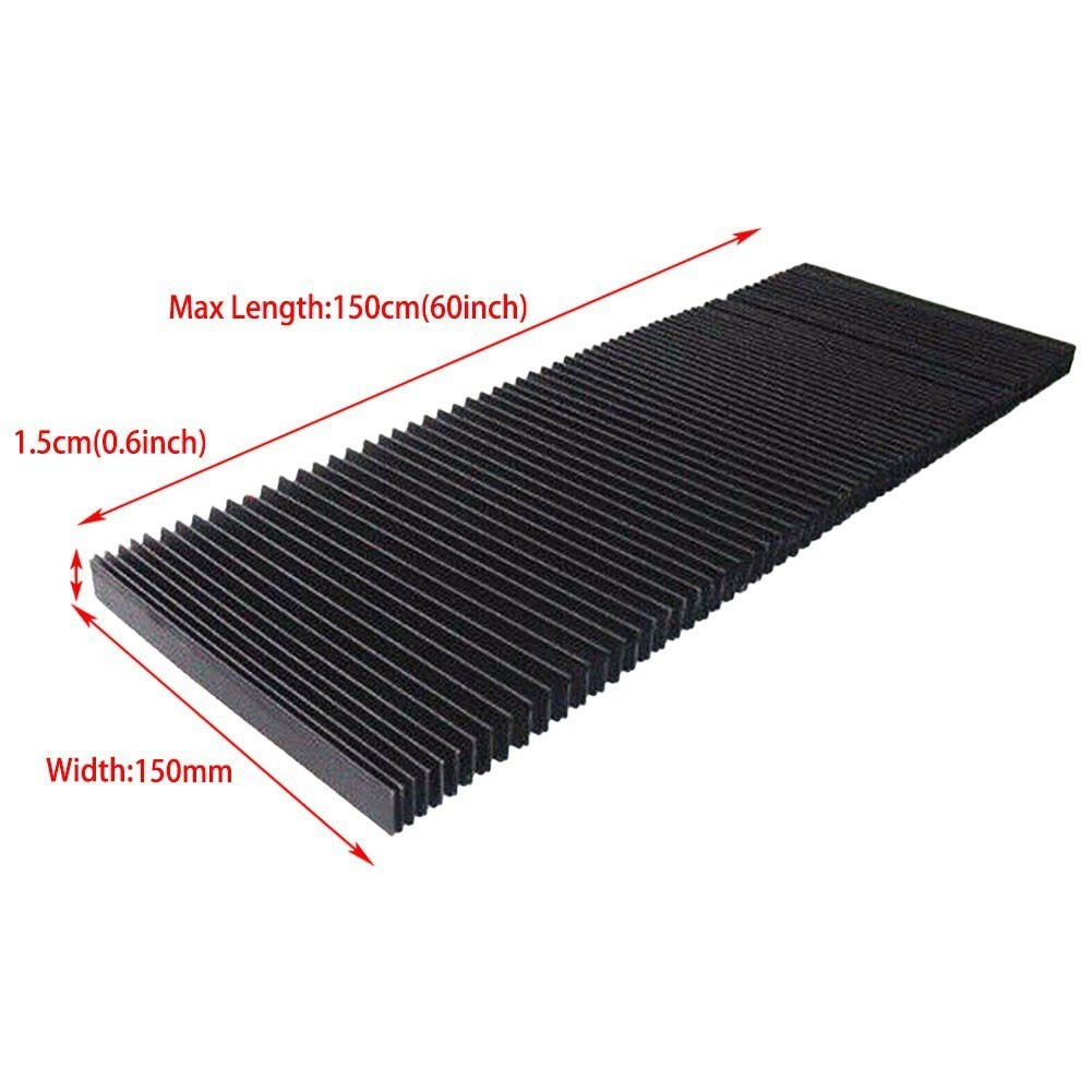 CNC Engraver Machine Protector Flat Accordion Bellow Way Cover High-Flexible