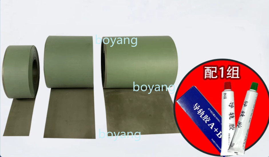 100/200/300mm*1.0mm 1.2mm 2.5mm- 5.0mm Green Wear Sheet For PTFE MillingMachine