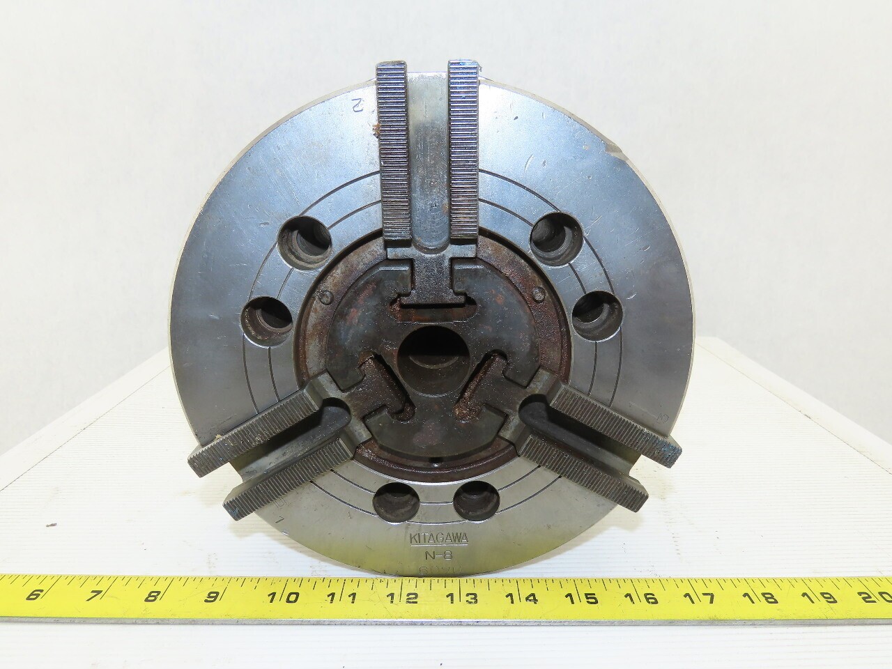 Kitagawa N-8 N-8 8″ 3 Jaw Power Lathe Chuck 4760 RPM