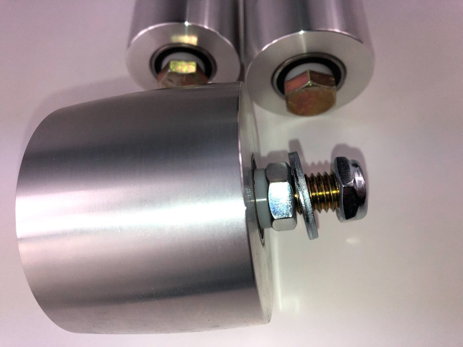 BELT GRINDER 2X72 WHEEL SET WITH BOLT AXLES
