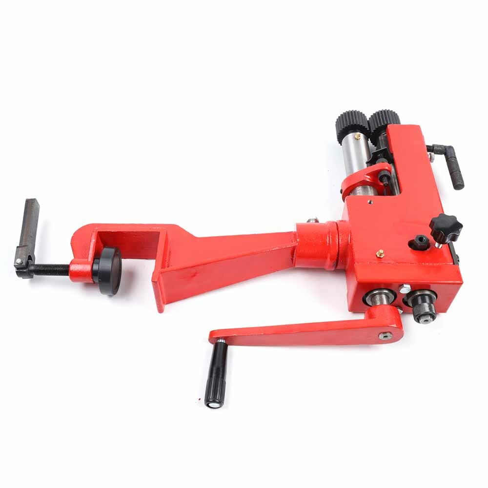 7in Sheet Metal Bead Roller Bending Bender Rolling Machine 6Die RM-08 Red Device