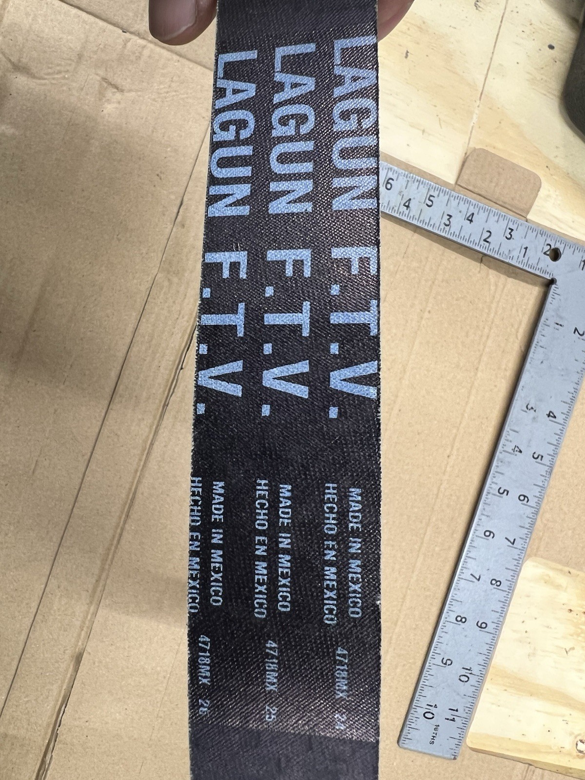 Lagun F.T.V. Vari-speed Belt – New – PN 4718MX – FTV variable speed Mills – NOS