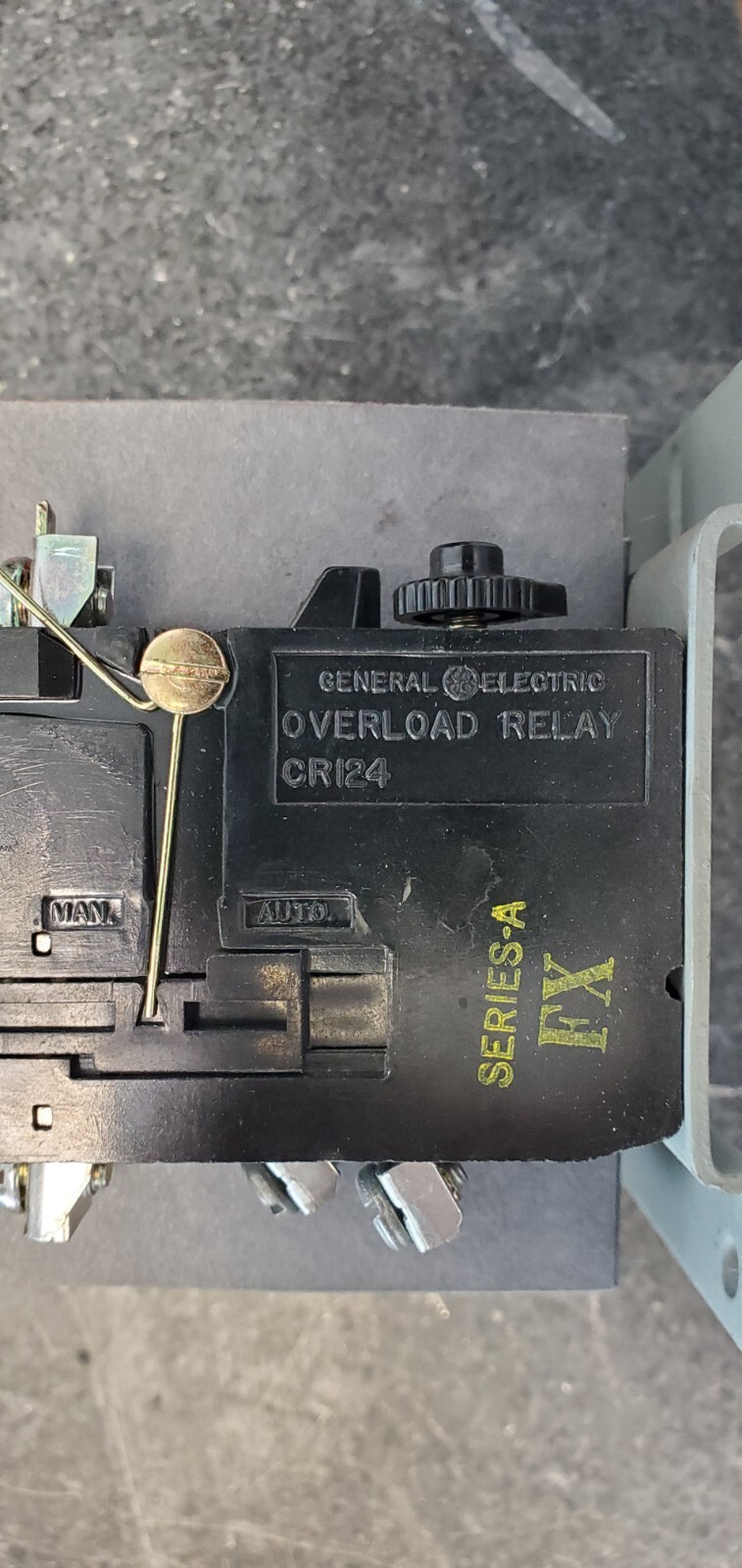 GE Overload Relay for Hardinge HLV lathe