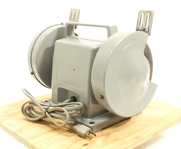 Hitachi 150mm NTG-150W Bench Grinder 50/60Hz 100V used Japan tested excellent