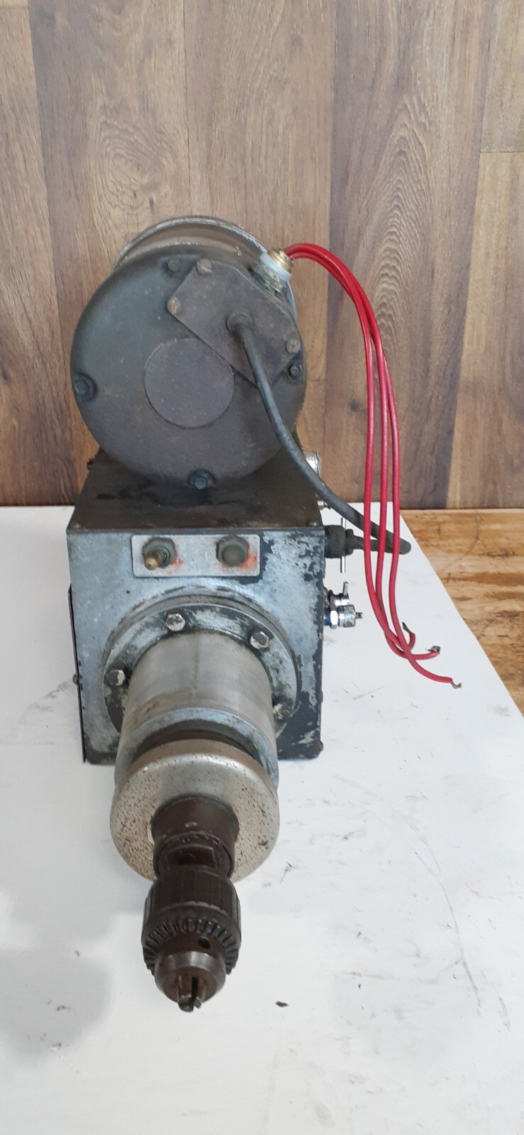 Dumore Series 24 Automatic Drill & Tap 1/2 HP, 220v 3 ph +Instr Manual & “Gears”