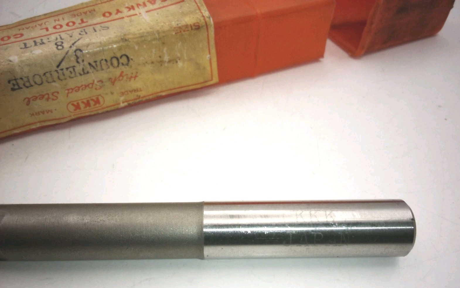 Sankyo Tool Counterbore HHS High Speed Steel 3/8″ Straight Japan