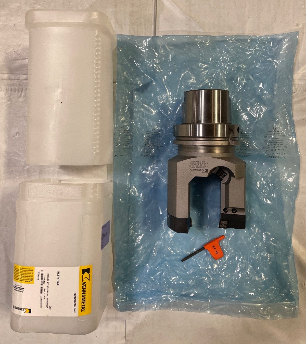 Kennametal HCB7376480 D38.6/CH.45 Hollow Mill W/HSK 100A