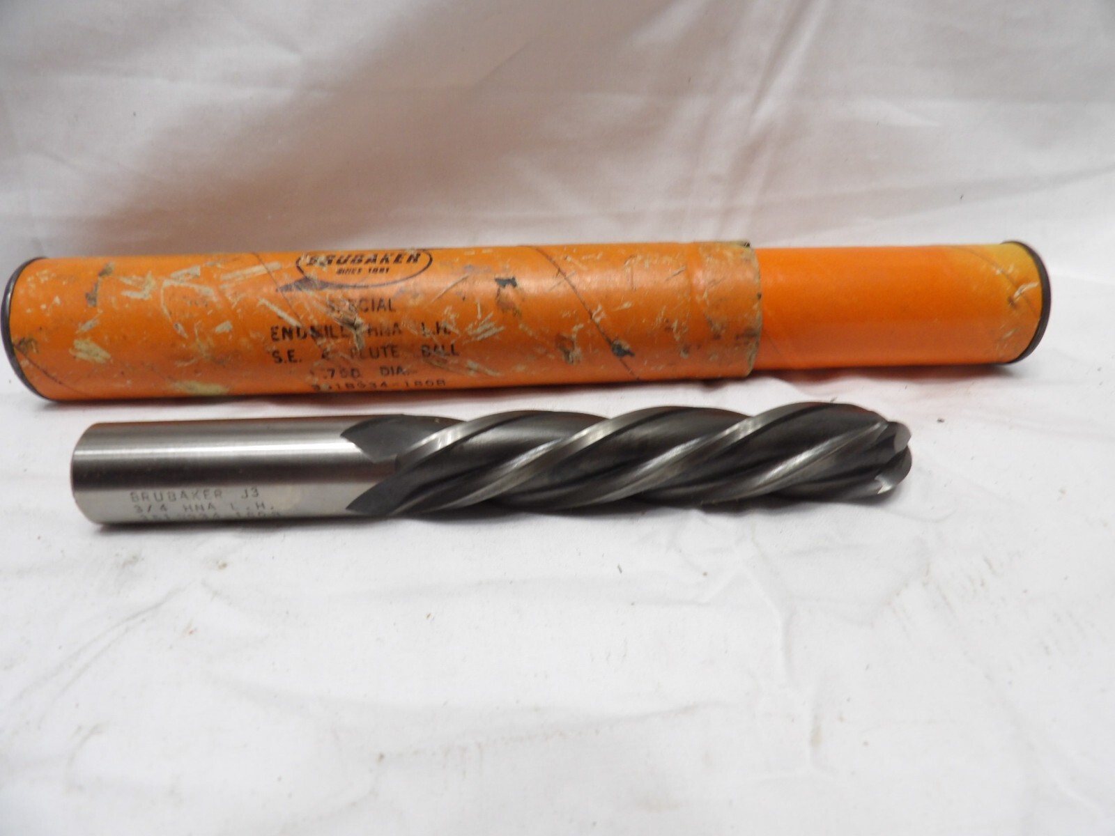 Brubaker Ball Nose Endmill Cutter 3/4″ x 3/4″ x 4″- Made in the USA