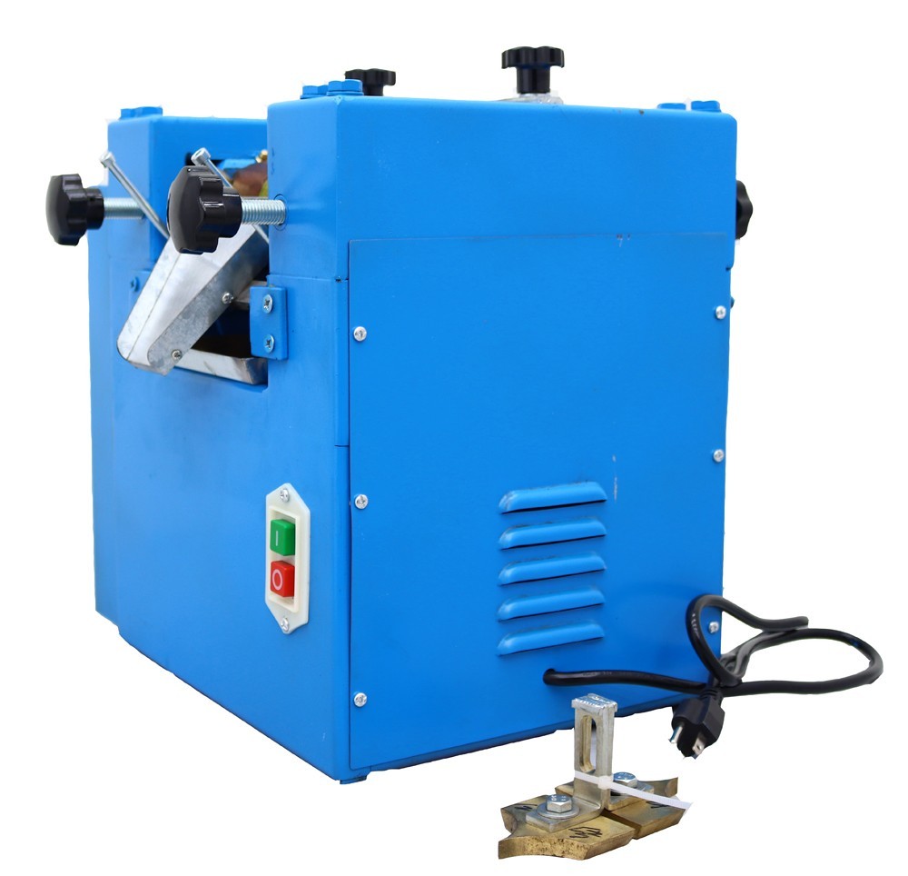 110V Lab Three Roll Mill Grinder with Alloy Steel Roller, lab Grinding Machine