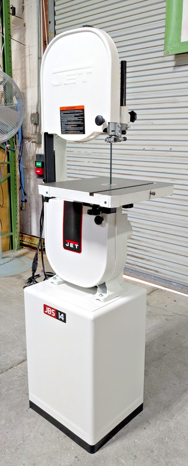 JET JWBS-14CS 14" Vertical Bandsaw 6" Height Capacity 115/230V 1HP