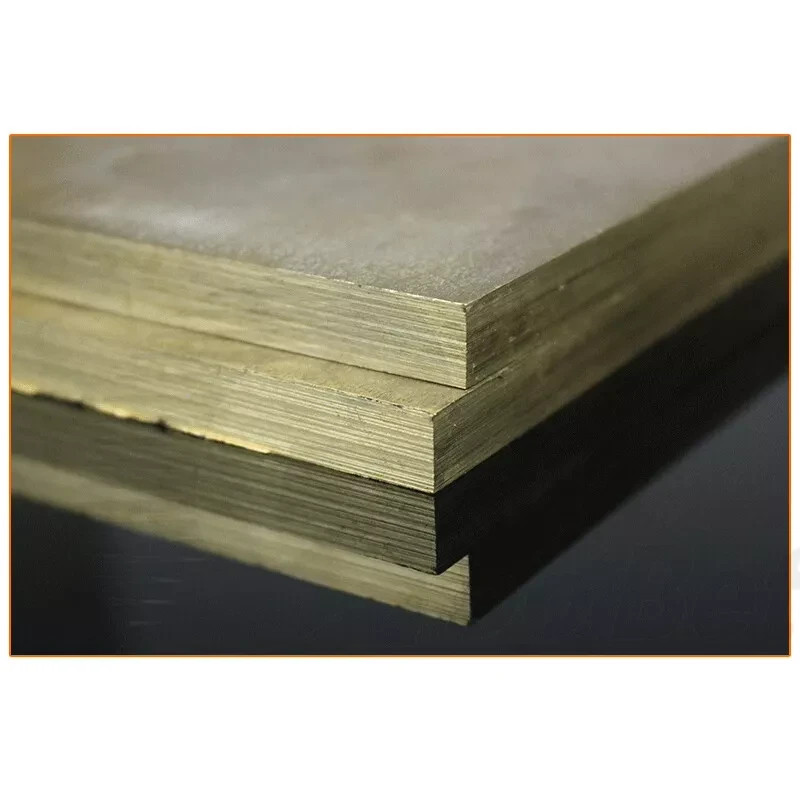 Flat BeCu C17200 Beryllium Bronze Sheet Plate Panel 0.5 0.8 1 1.5 2 3 5mm Thick