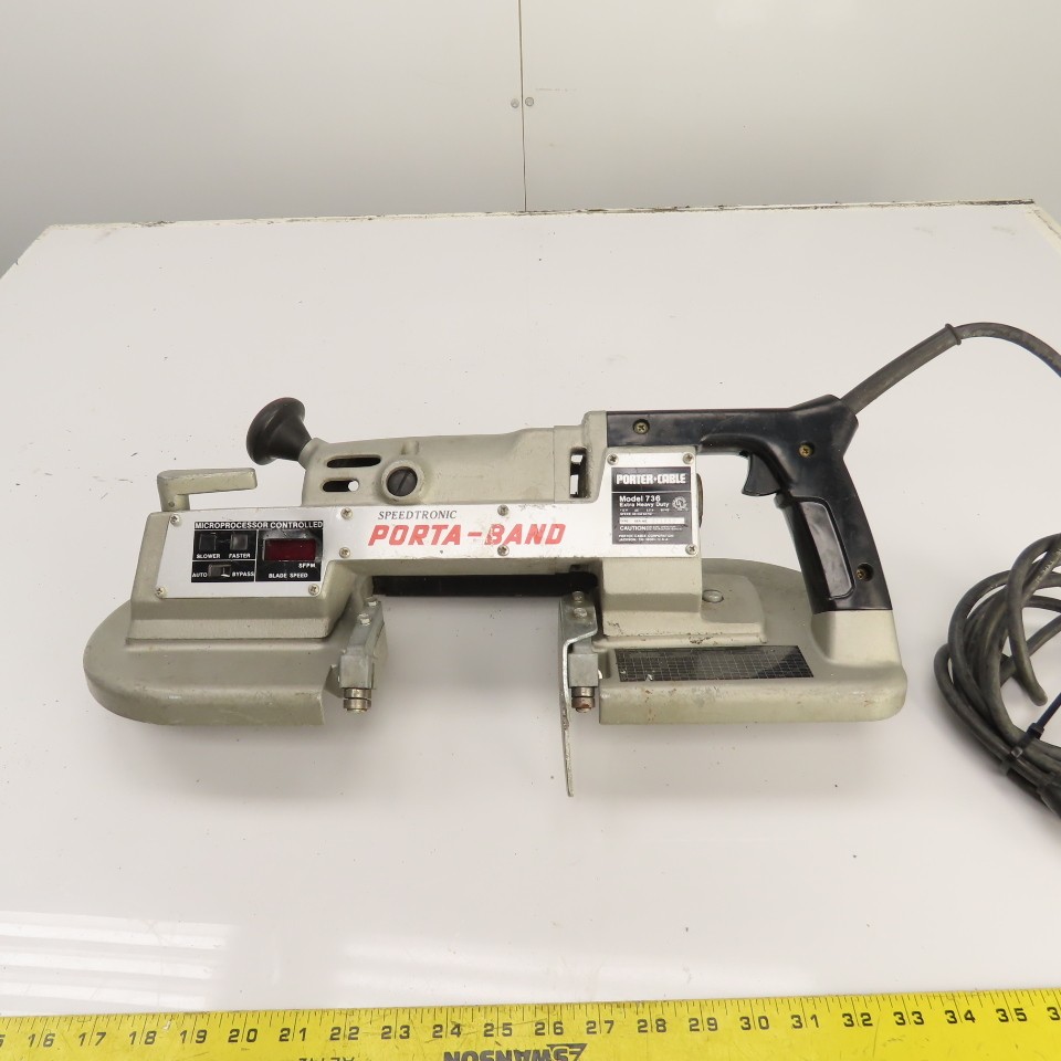 Porter Cable 736 Micro Processor Controlled Speedtronic Portable Band Saw 120V