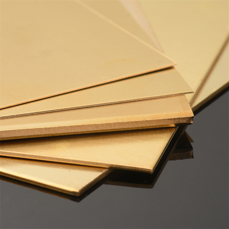 Brass Sheet Metal Plate Thick 0.3-6mm Multi Sizes Cut Model Making DIY Crafts