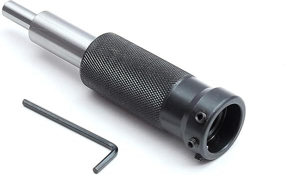 Lathe Tailstock Threading Die Holder- 3/8″ Straight Shank-USA FULFILLED
