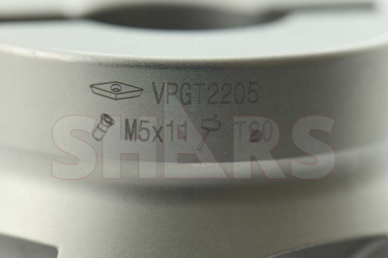 3″ 90 Degree Square Shoulder Indexable Face Mill for VPGT Insert New P[