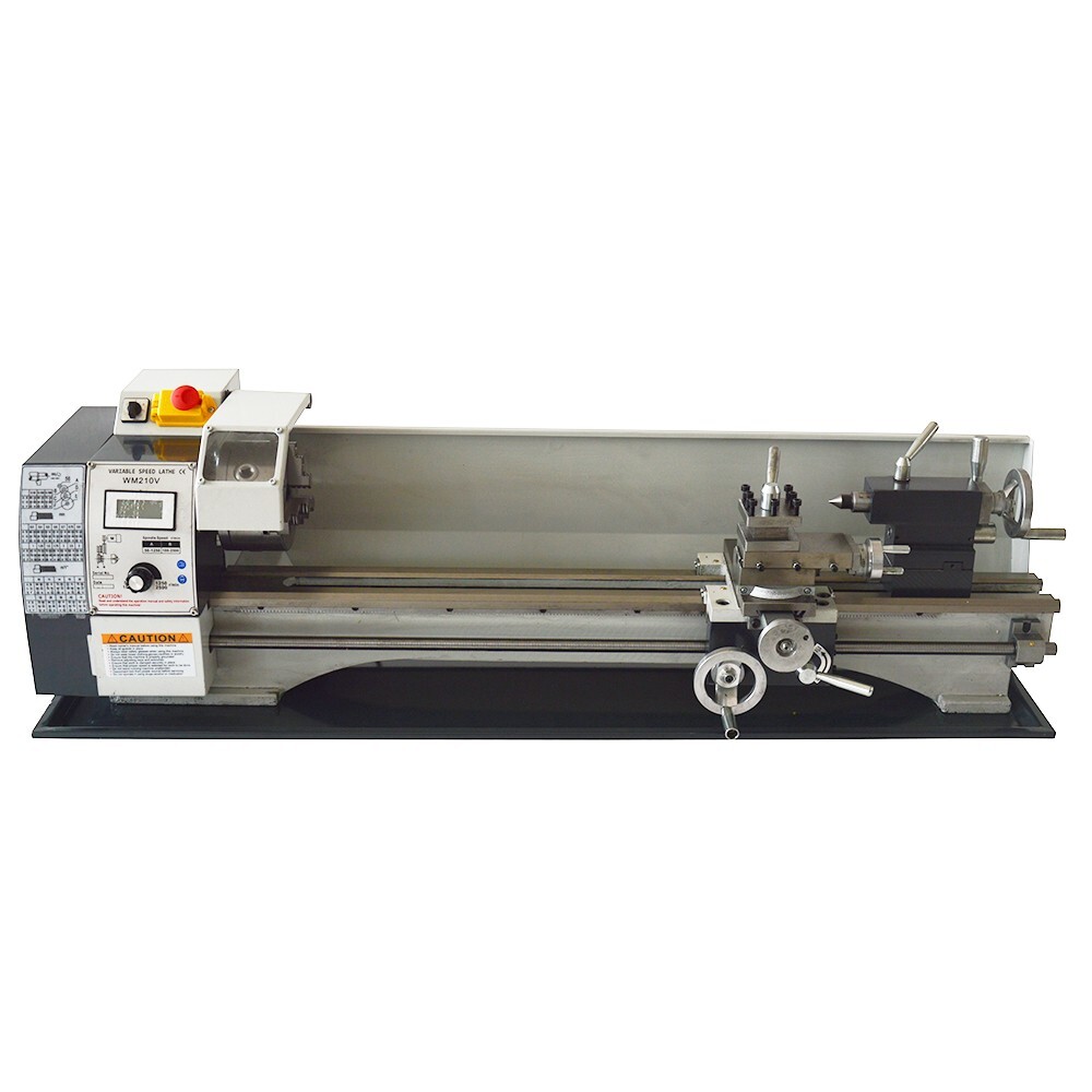 WM210V 8×32 Inch Precision Bench Lathe 110V 900W Brushless Motor 50-2500rpm