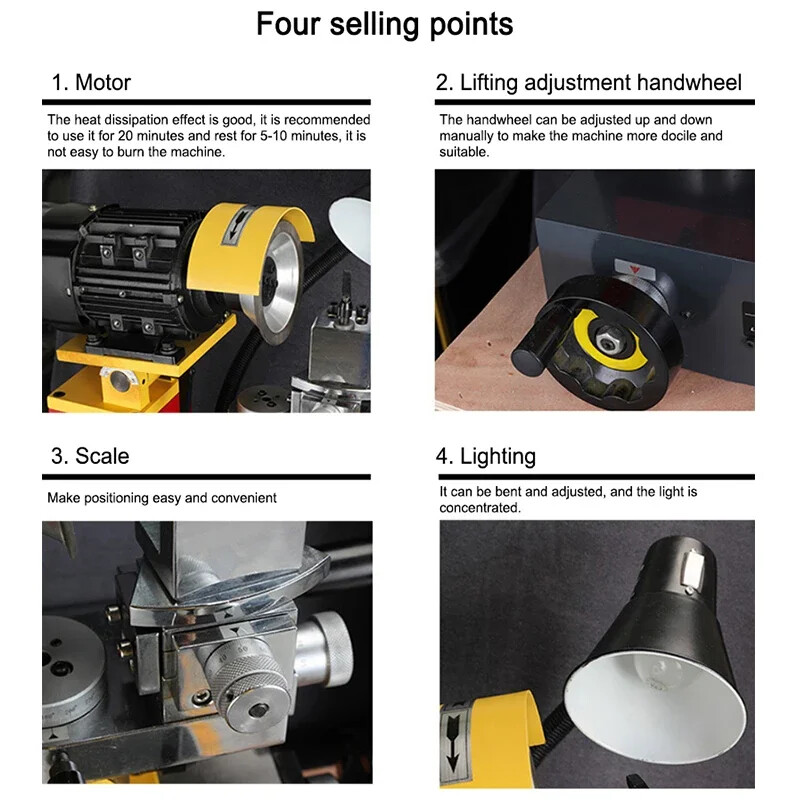 Universal Welding Thread Turning Tool Grinder Boring Tool Repair Grinder