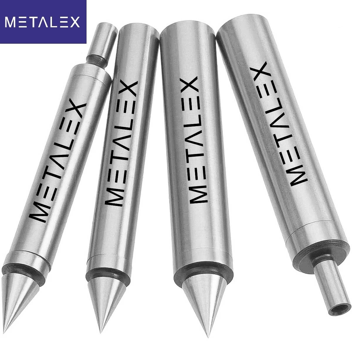 4 Pc Edge Center Finder Set Single Double End Wiggler Milling CNC Steel Tool Kit