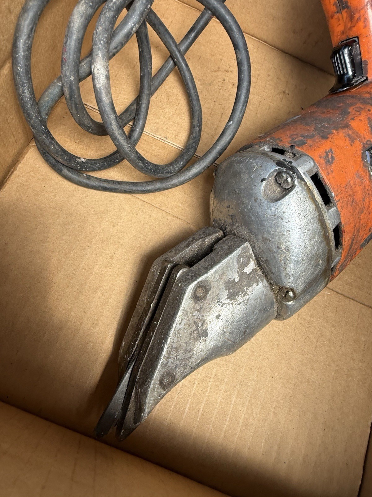 RAM Electric Metal Cutting Shear, Corded Sheet Metal Cutter
