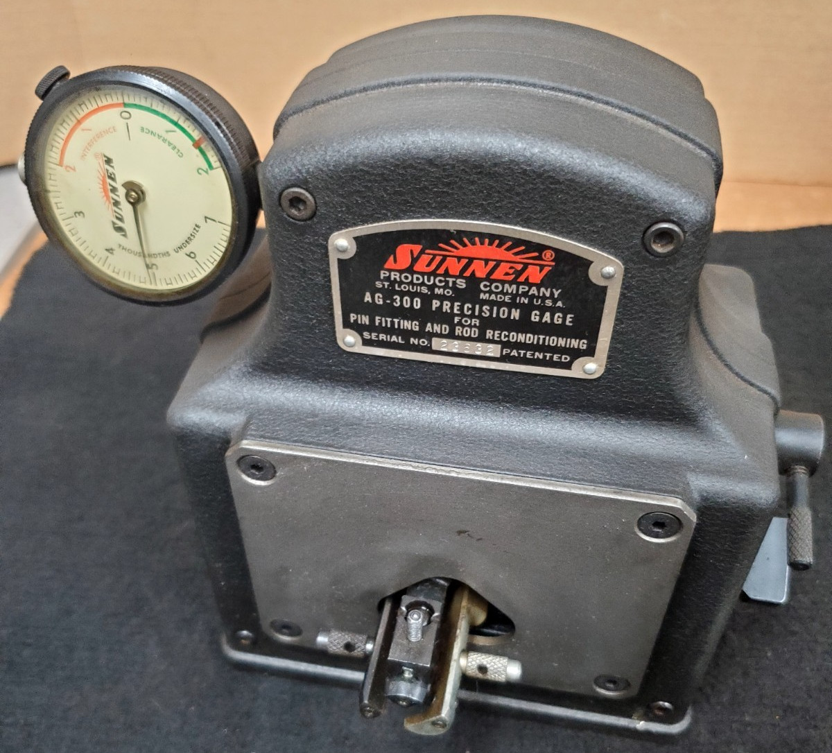 Sunnen AG-300 Gauge And Tooling FROM SINGLE PERSON SHOP AG340 INCLUDED