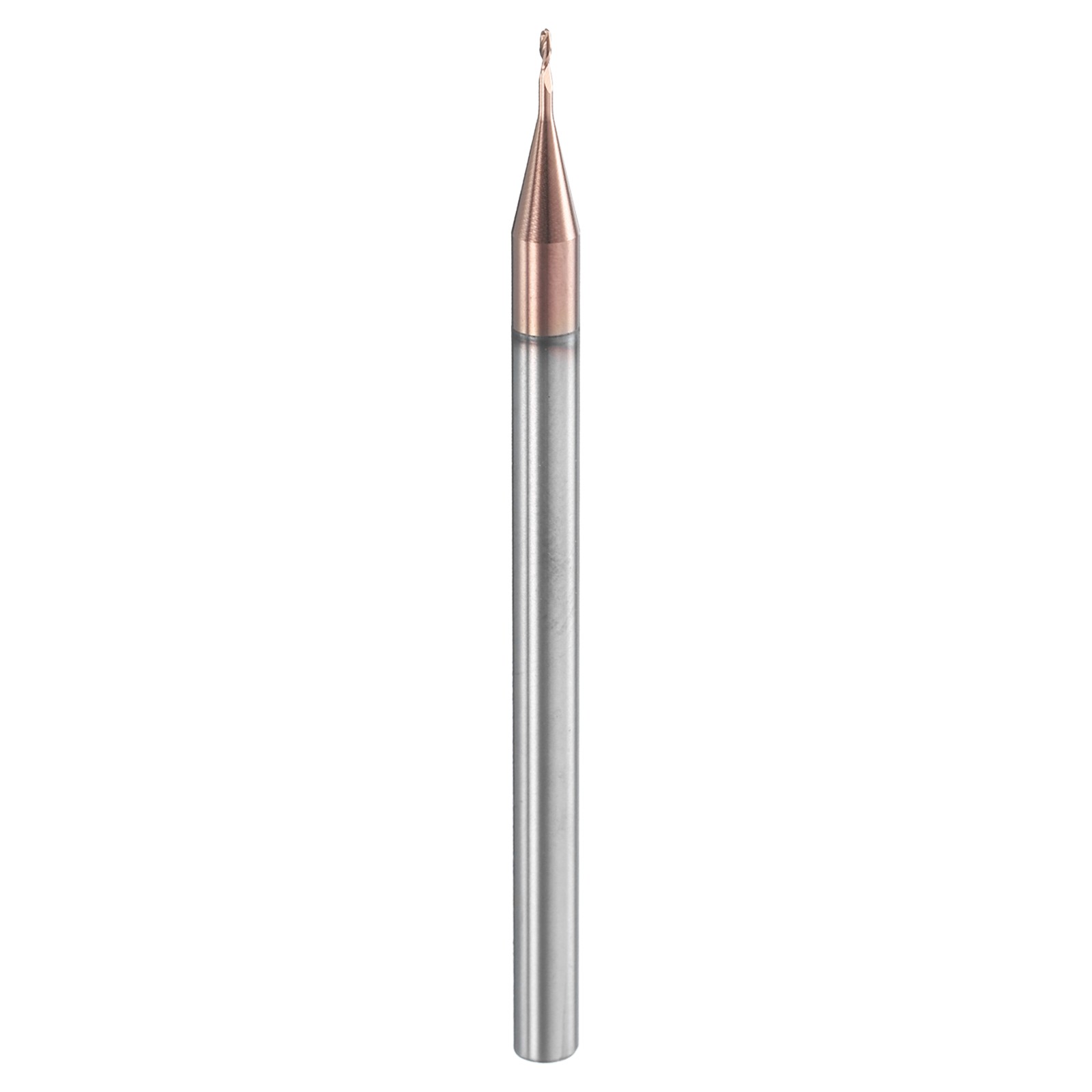 2 Flute Ball Nose End Mill 0.072″ Cutting Length Uncoated for Carving Engraving