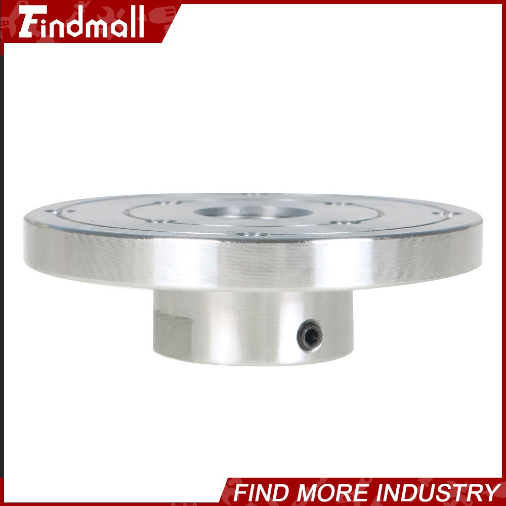 Findmall 4″ Steel Wood Lathe Face Plate 1″ x 8tpi Threaded with Set Screws