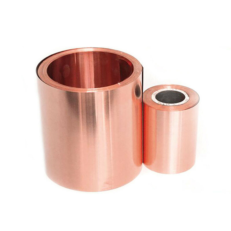 99.9% Pure Copper Metal Sheet Foil Plate Thick 0.05-1mm, Width 10-400mm, 1 Meter