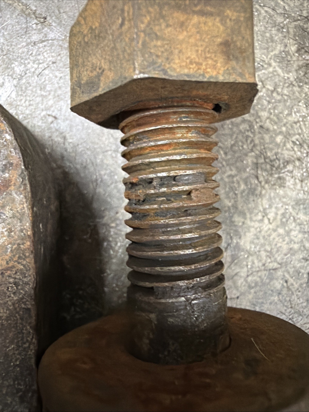 Cast iron lathe mount & bolt hold down Clamp 9” Long 3” Wide 1” Thick Good Thre