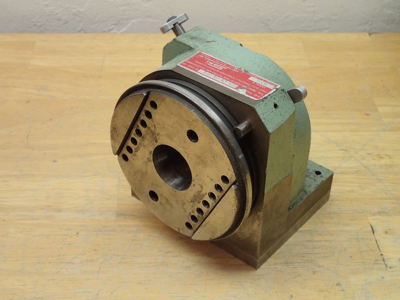 SPI Master Grind Spin Index Fixture Tool MG 5CV S1 Estate Item Project MG5CVS1