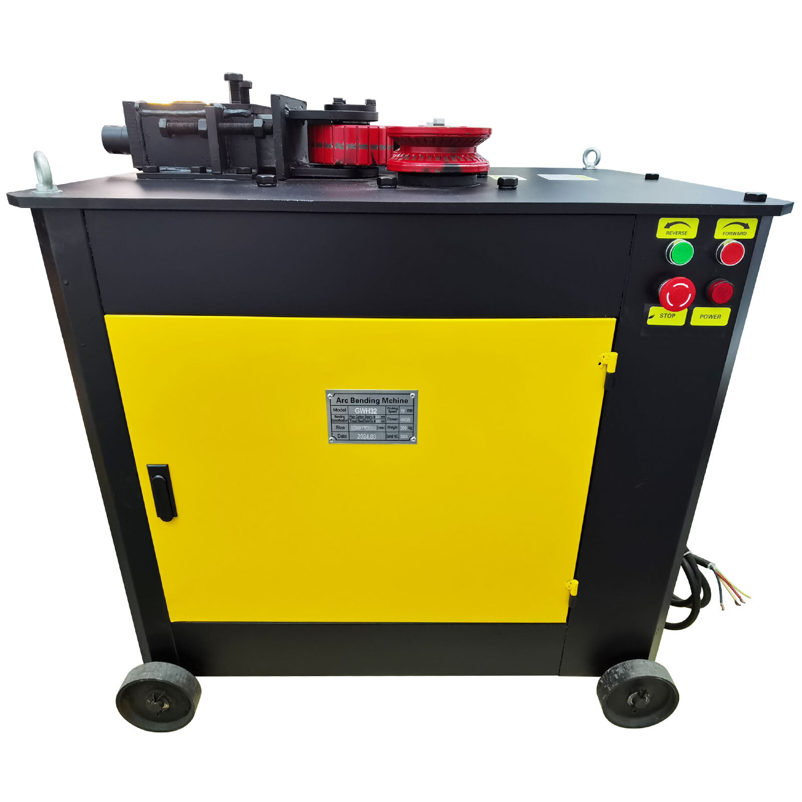 Automatic Rebar Circle Bending Machine 220V 3-Phase GWH32 Reinforced Bar Bender