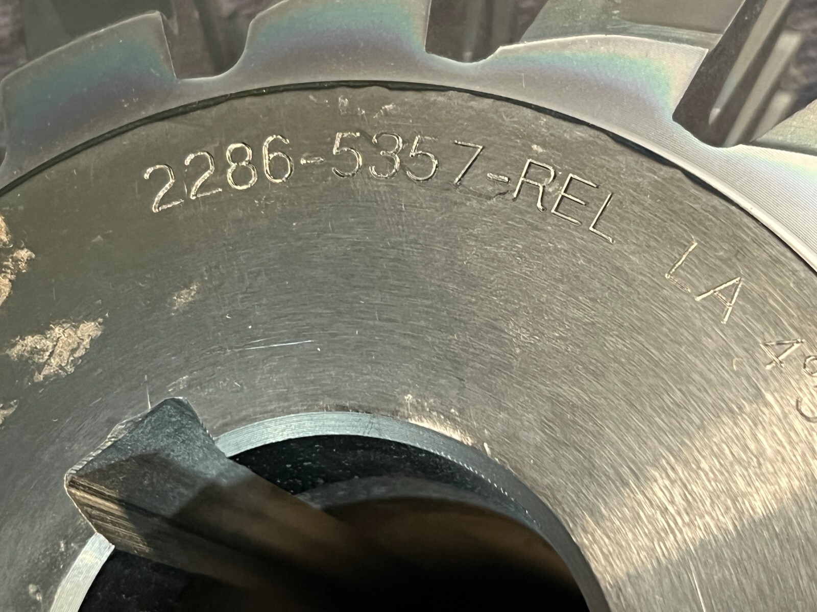 GEAR HOB CUTTER 2286-5357-REL LA 4°52 MULTI-HEAD HIGH SPEED STEEL