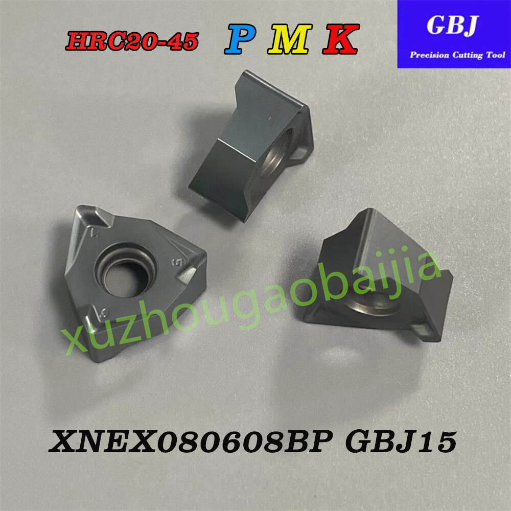 GBJ XNEX 080608 BP Carbide Milling Insert Machining hard steel stainless steel