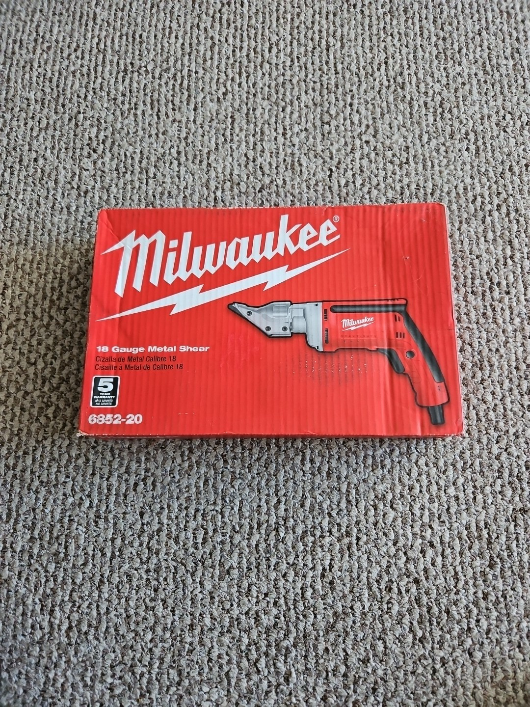 Milwaukee 6852-20 18-Gauge Shear – Red