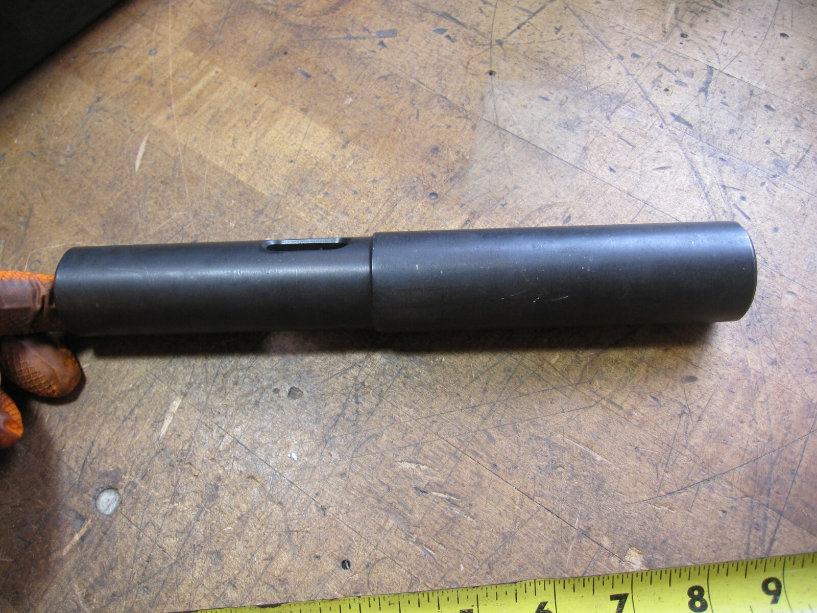 SCULLY JONES 1.5″ OD arbor to 3MT shank 6″ ish extended adapter