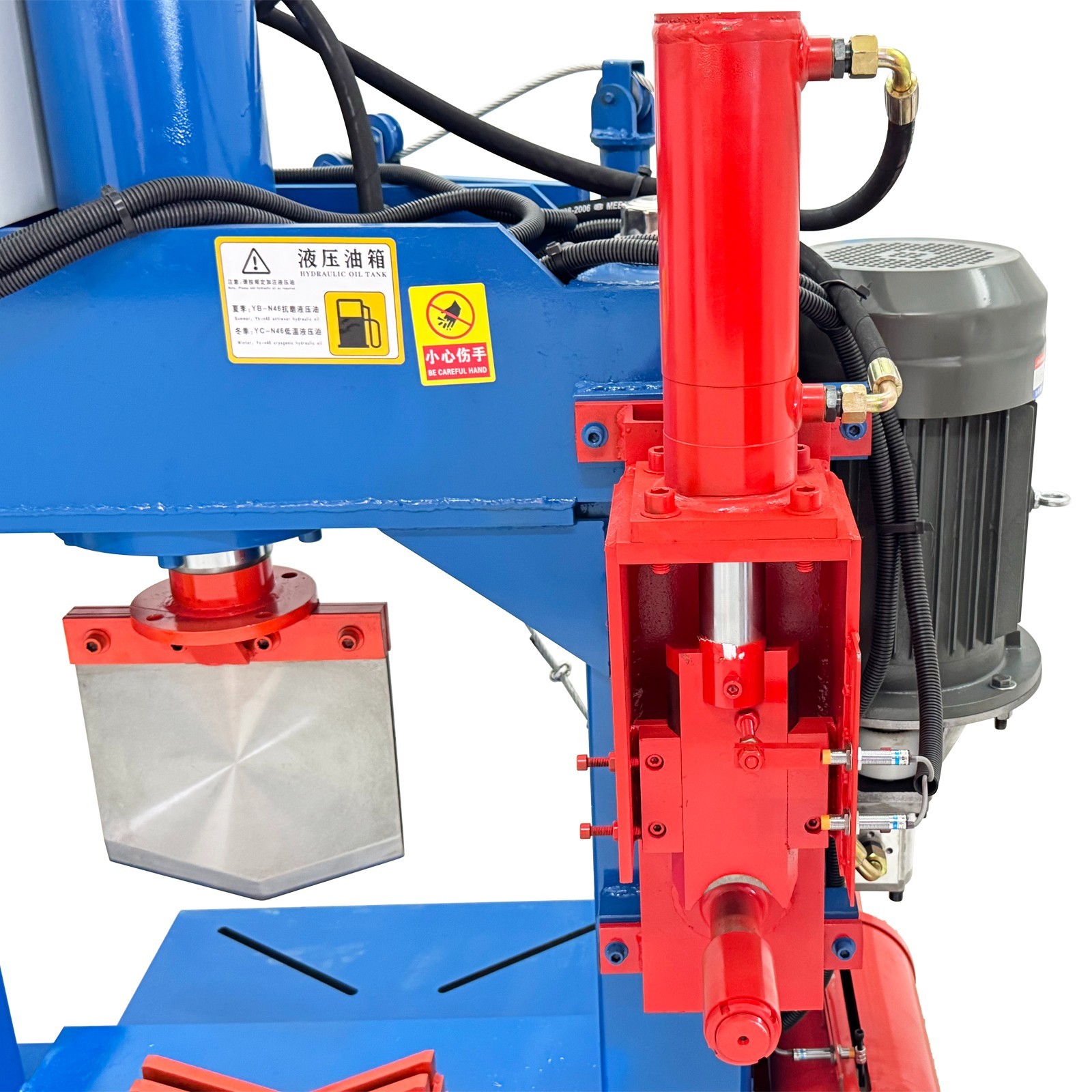 220V 3PH 5-in-1 60 Ton Hydraulic Copper Extractor Motor Stator Recycling Machine